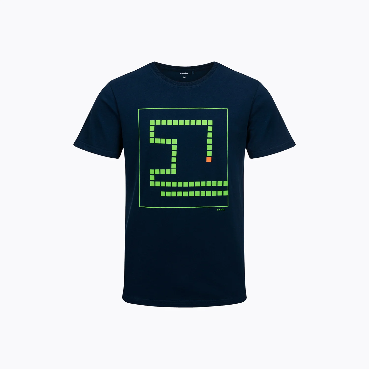 Męski t-shirt z krótkim rękawem, z motywem gry komputerowej, granatowy