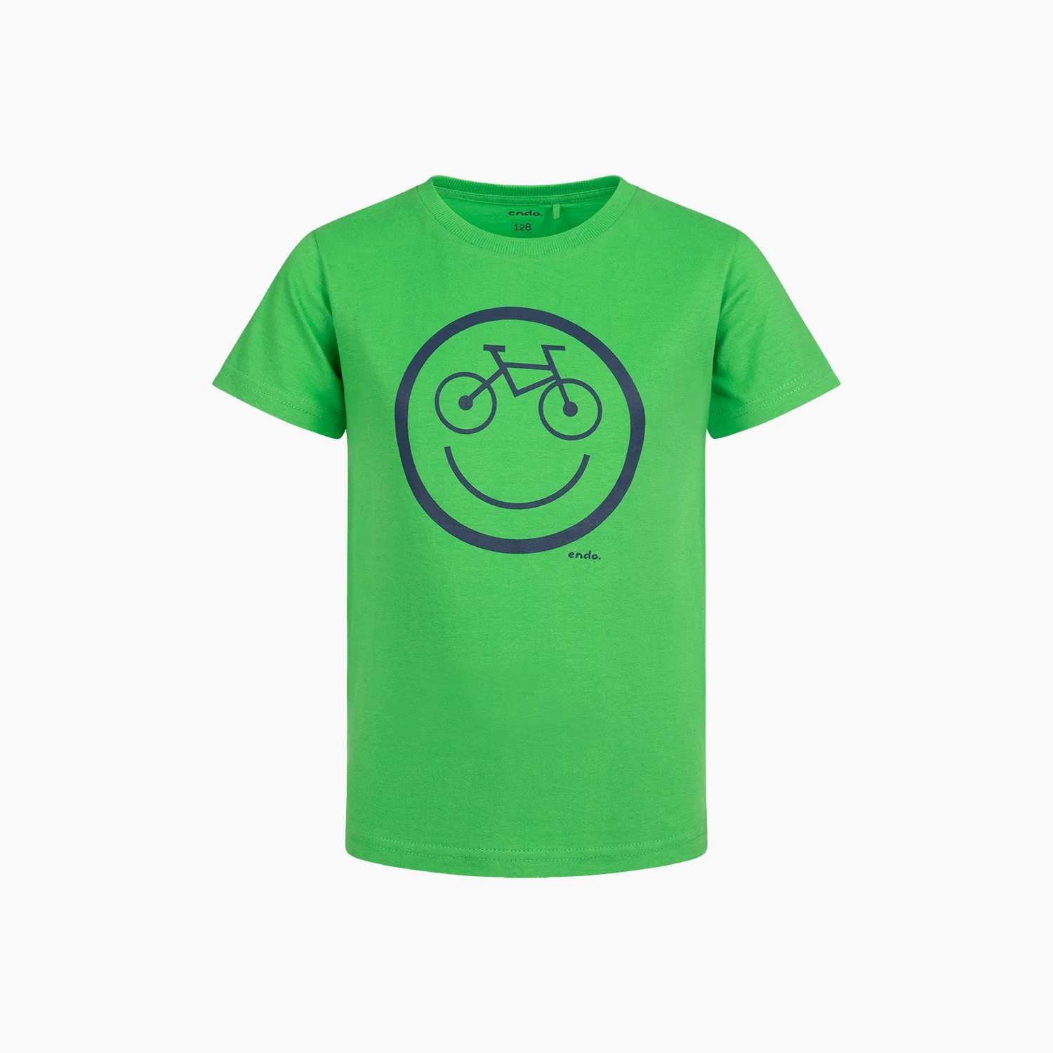 T-shirt z krótkim rękawem dla chłopca, z motywem rowerowym, zielony 3-8